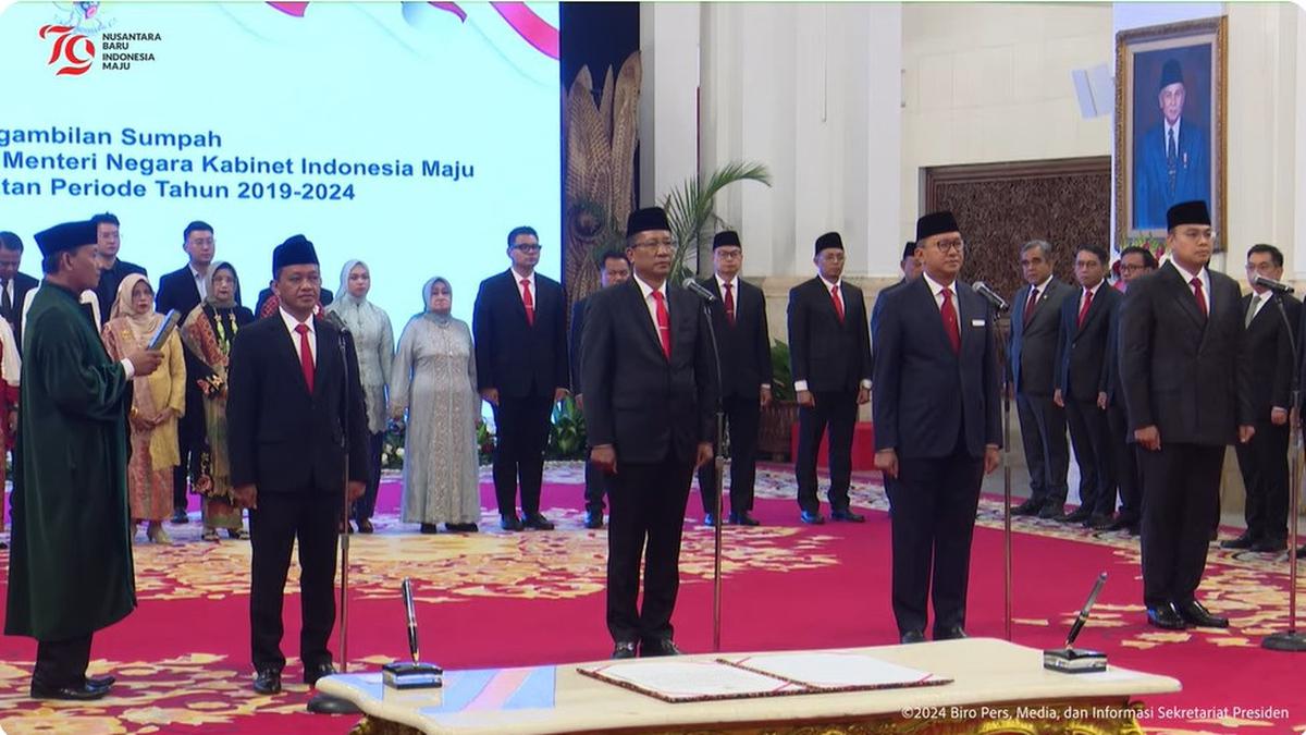 Top 3 News: Jokowi Resmi Lantik 3 Menteri dan 1 Wakil Menteri Baru, Berikut Daftarnya Berita Viral Hari Ini Jumat 13 September 2024