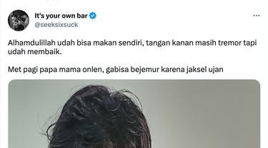 Cuitan Jonathan Latumahina ayah David Ozora. (Foto: Dok. Twitter @seeksixsuck)