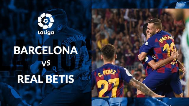 Berita video statistik Barcelona vs Real Betis pada laga pekan ke-2 La Liga 2019-2020, Senin (26/8/2019).