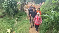 Anggota DPR RI Diah Pitaloka kunjungi lokasi longsor dan banjir di Kabupaten Pangandaran (Istimewa)