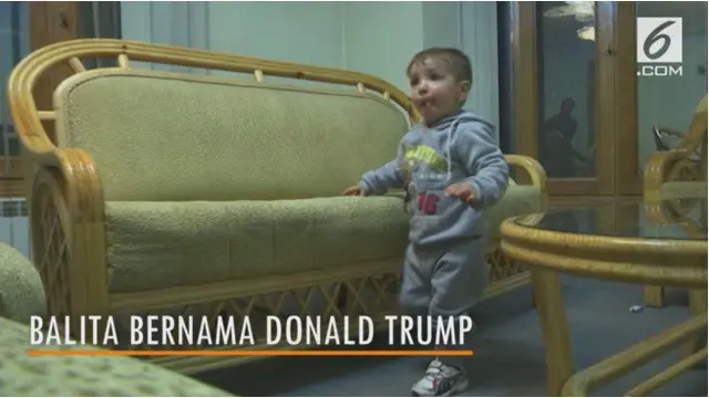 Seorang pria asal Afghanistan memberi nama anaknya Donald Trump.