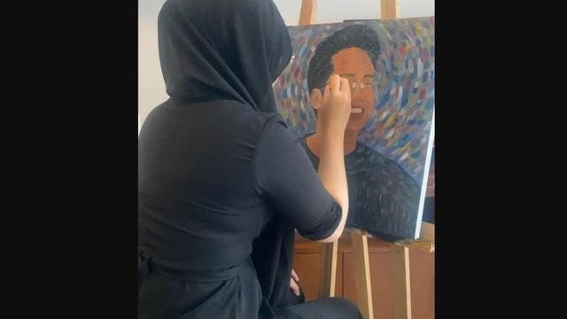 Ibunda, Atalia Praratya unggah momen Camilla Laetitia Azzahra atau Zara melukis wajah sang kakak Emmeril Kahn Mumtadz atau Eril anak Ridwan Kamil.