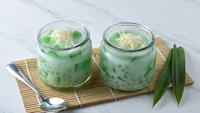 es buko pandan kelapa muda