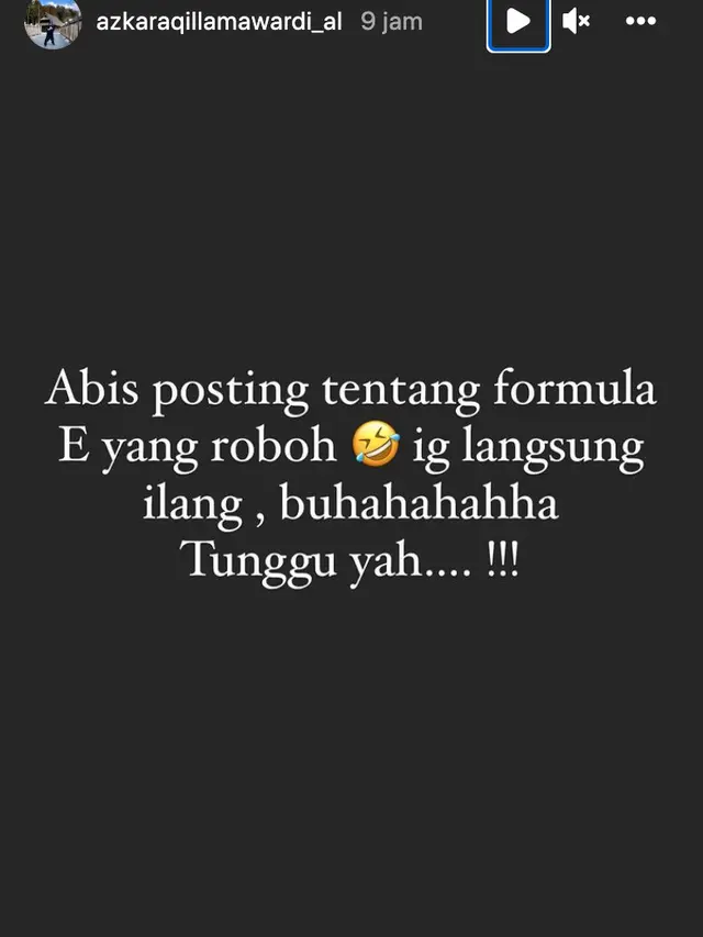 Unggahan Nikita Mirzani lewat akun Instagram anaknya. (Foto: Dok. Instagram @azkaraqillamawardi_al)