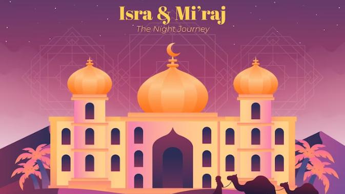 Ilustrasi Isra Miraj. (Photo Copyright by Freepik)