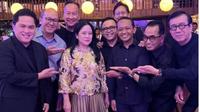 Erick Thohir dan Para Pejabat Pakai Baju Hitam di Ulang Tahun Puan Maharani, Warganet Singgung Tradisi Ceplok Telur.&nbsp; foto: Instagram @erickthohir