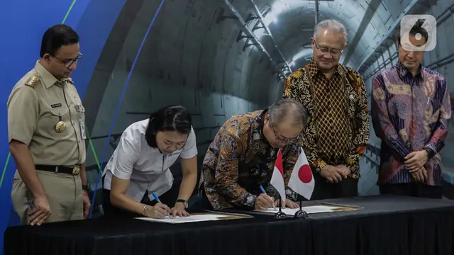 Paket Kontrak Pembangunan MRT Fase II Resmi Ditandatangani