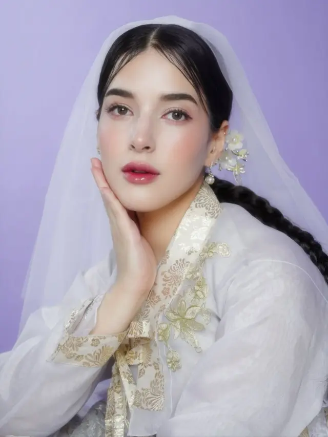 Berwajah Arab, Tasya Farasya Tampil Dreamy dengan Korean Makeup Look ala Putri Kerajaan Dinasti Joseon