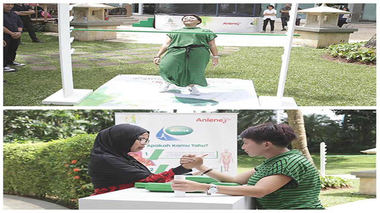 Indy Barends sebagai ambassadors Anlene