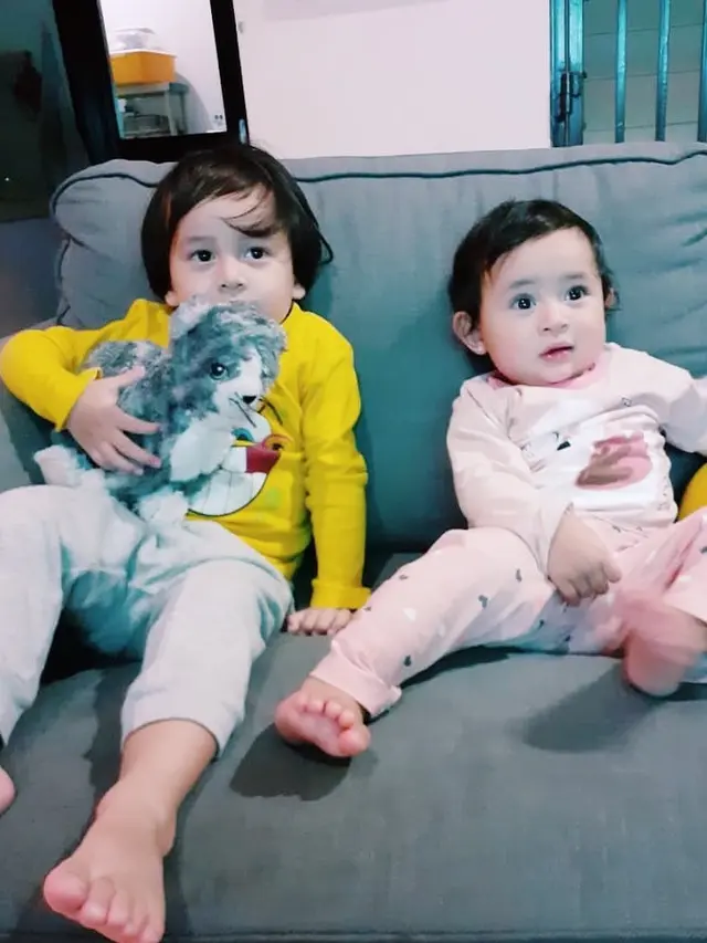 5 Potret Lucu Anak Donny Michael dan Aryani Fitriana, Pemain Sinetron Istri Kedua