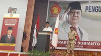 Bambang Haryadi, Fungsionaris DPP Partai Gerindra menghadiri pengukuhan pengurus anak cabang dan kaderisasi, di Hotel Bandung Permai, Kabupaten Jember, Jawa Timur. (Istimewa).