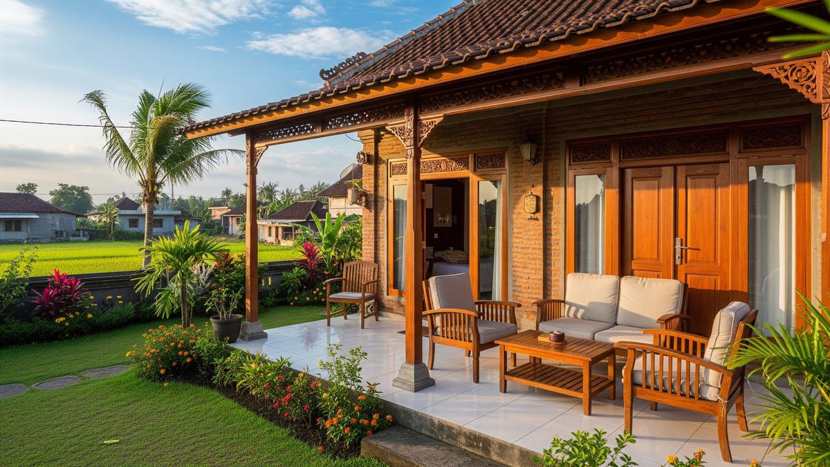9 Rumah Desa Kombinasi Kayu dan Bata Estetik Cocok untuk Masa Pensiun Nyaman