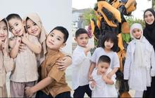 Memiliki Jarak Usia Tak Terlalu Jauh, Berikut Ini Potret Empat Anak Oki Setiana Dewi yang Bikin Gemas