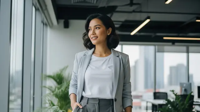 Outfit Santai Tapi Stylish untuk Kerja Setelah Lebaran (AI)