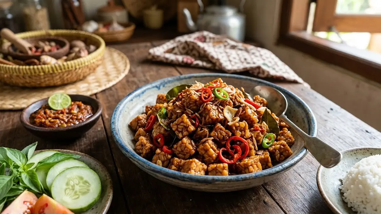 Resep Tempe Orek Kering Manis yang Tidak Cepat Lembek/AI Generated