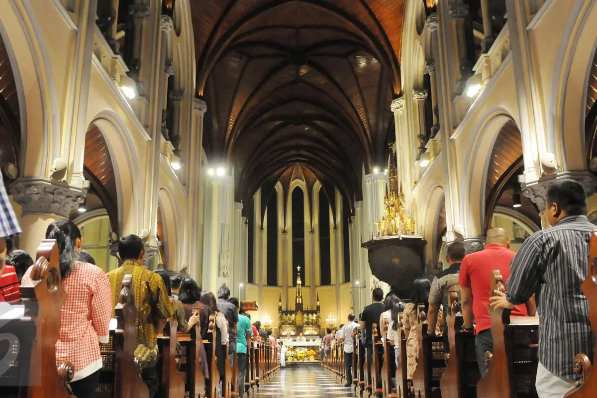 20161224 Perayaan Misa Natal di Gereja Katedral