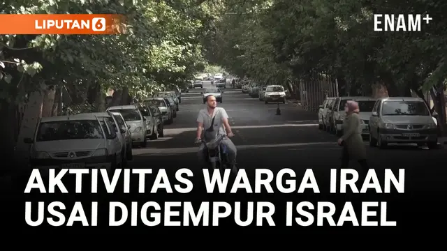 VIDEO: Usai Digempur Israel, Warga Iran Tetap Santai Beraktivitas