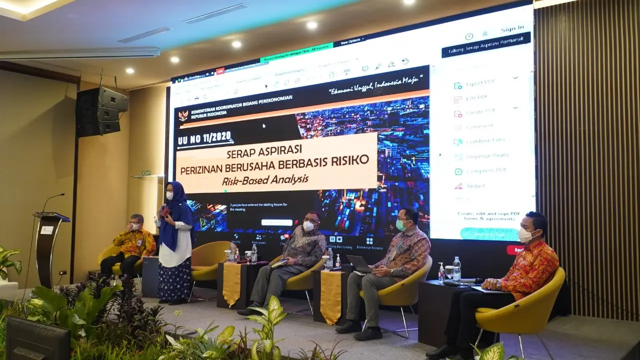 Kegiatan Serap Aspirasi UU Cipta Kerja di Pontianak