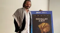 Bintang film Inshallah A Boy, Mohammed Al Jizawi, tiba di Indonesia untuk berpartisipasi di ajang Jakarta World Cinema Week 2023 atau JWCW 2023. (Foto: Dok. Tim JWCW 2023)