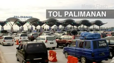 Empat hari menjelang Idul Fitri, antrean panjang terjadi di ruas Tol Cipali, tepatnya di gerbang Palimanan, Kabupaten Cirebon. Antrean yang terlihat sejak dini hari itu mengular hingga 14 kilometer.