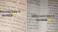 Tulisan rapi siswa SMA kelas 11 ini bikin takjub netizen karena seperti ketikan. (Sumber: TikTok/@rigina6_)