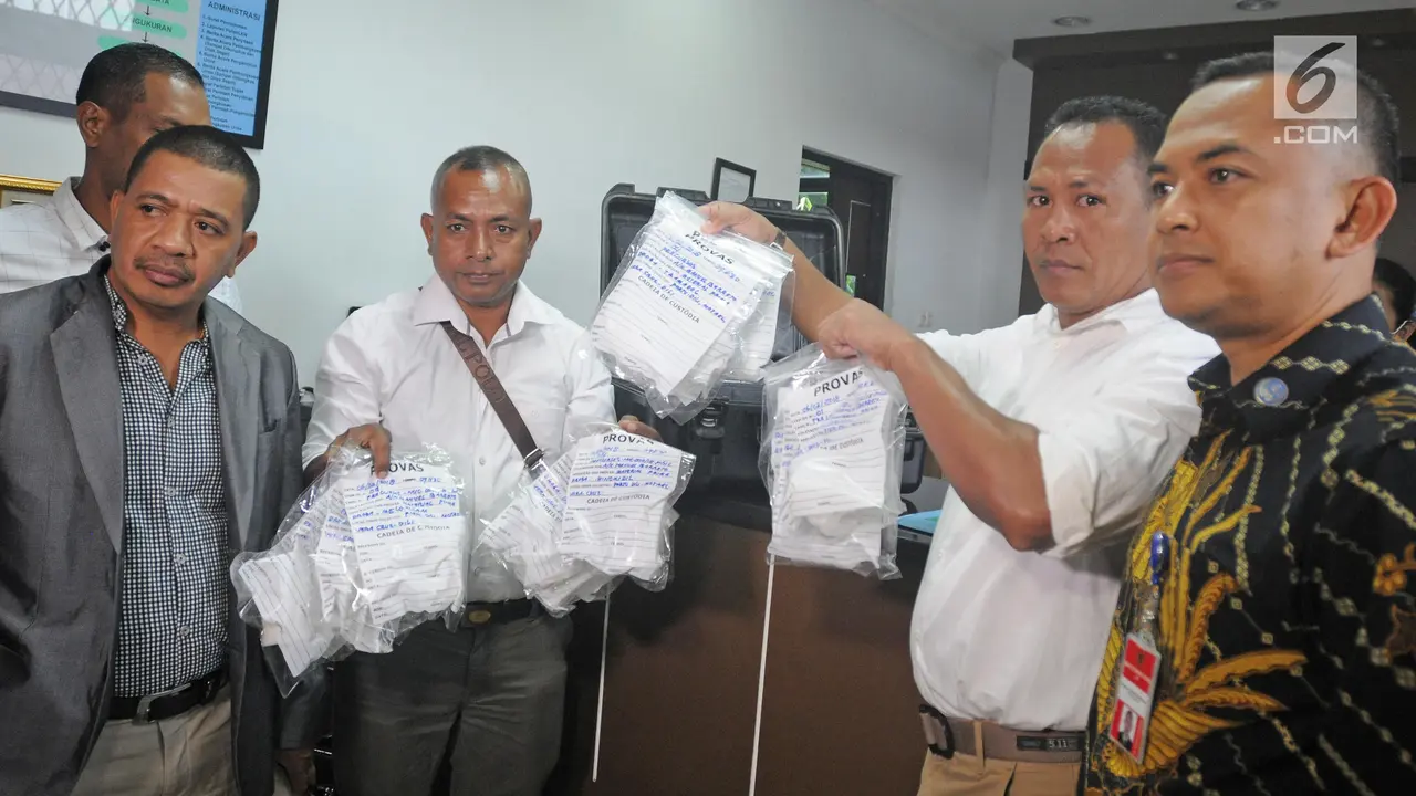 Kepolisian Timor Leste Serahkan Sampel Prekursor Ke BNN