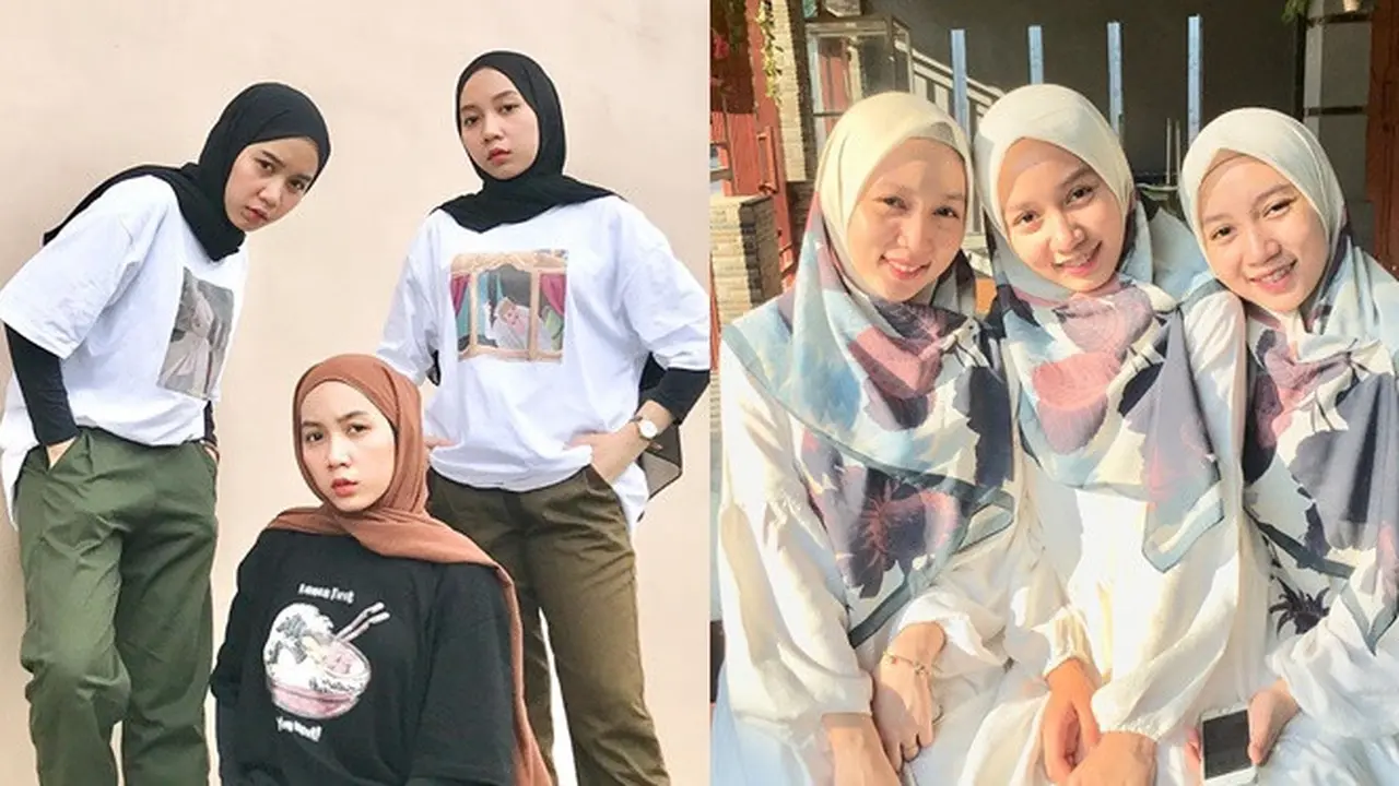 6 Potret Purwa Kembar Kembar Tiga Wanita Yang Viral Di Tiktok Hot