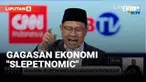 Calon Wakil Presiden Muhaimin Iskandar kembali tegaskan gagasan "slepetnomic" dalam pernyataan penutupnya di acara debat calon wakil presiden Jumat (22/12) malam.