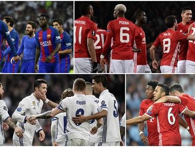 Berikut ini 10 klub sepak bola paling bernilai versi Forbes. (AFP)