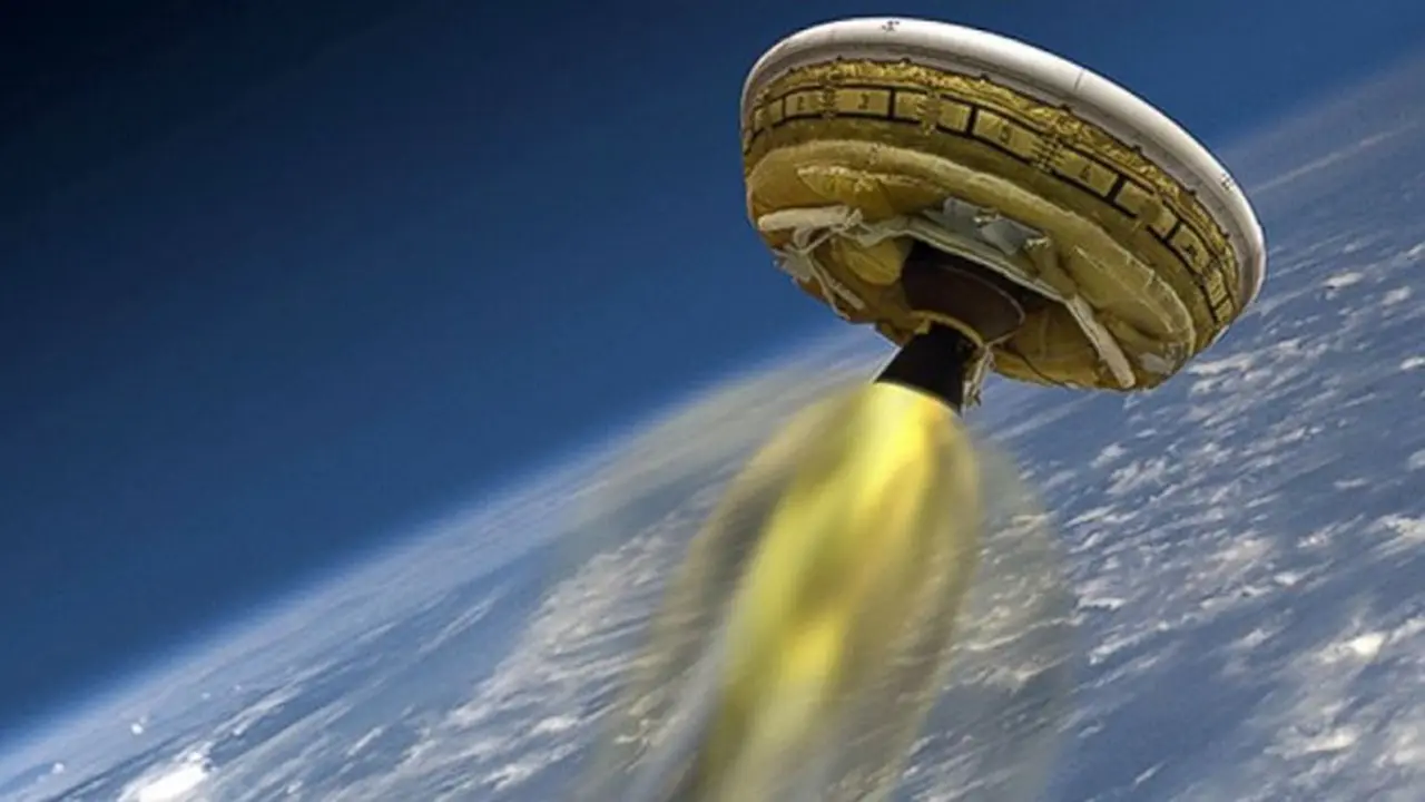 NASA Luncurkan `Piring Terbang` Transportasi Manusia ke Mars