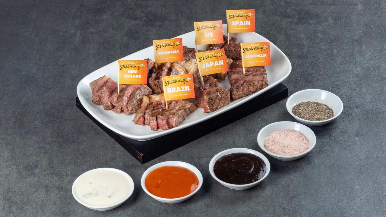 Kali ini tujuh steak dari mancanegara yang baru dirilis oleh Holycow dalam tajuk "Steakploration" bisa Anda jadikan pilihan menu