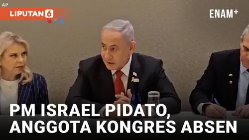 VIDEO: Puluhan Anggota Kongres Absen dari Pidato PM Israel