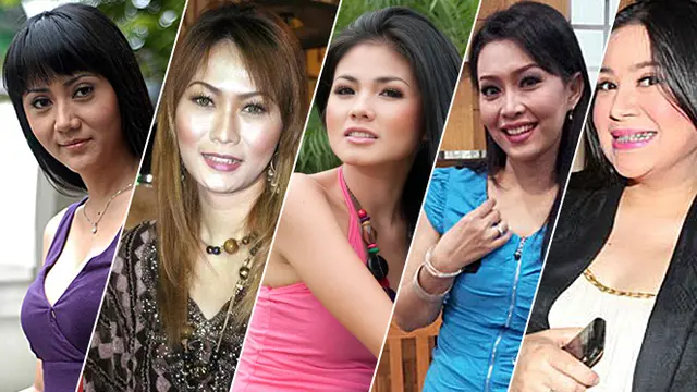 Aida Saskia , Inul Daratista, karina Ranau dan Ratna Listi, Anisa Bahar