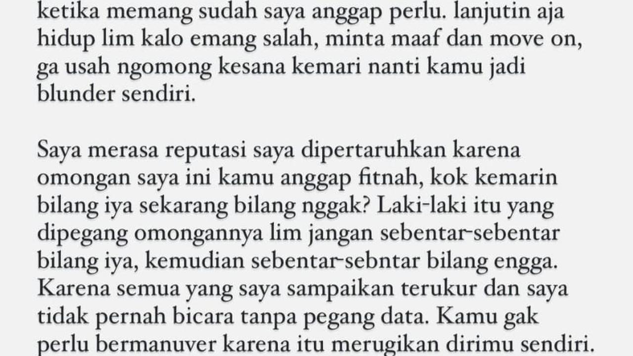 Salim Nauderer Bantah Isu Selingkuh dan Bakal Laporkan Penyebar Fitnah, Pengacara Jessica Felicia:&nbsp;Saya&nbsp;Tunggu!