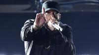Eminem di Piala Oscar 2020. (AP Photo/Chris Pizzello)
