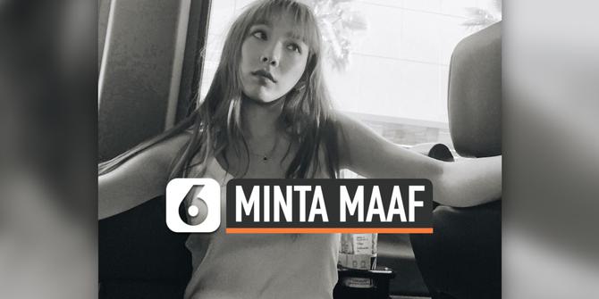 VIDEO: Taeyeon SNSD Minta Maaf di Instagram, Penggemar Khawatir