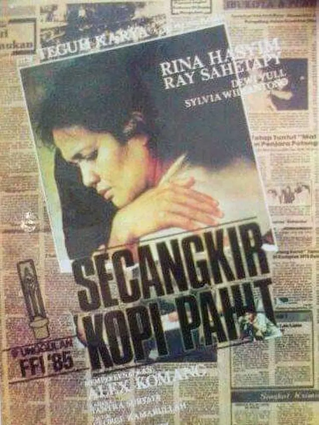 Poster film Secangkir Kopi Pahit. (Foto: Dok. Koleksi Pribadi Daniel Irawan)