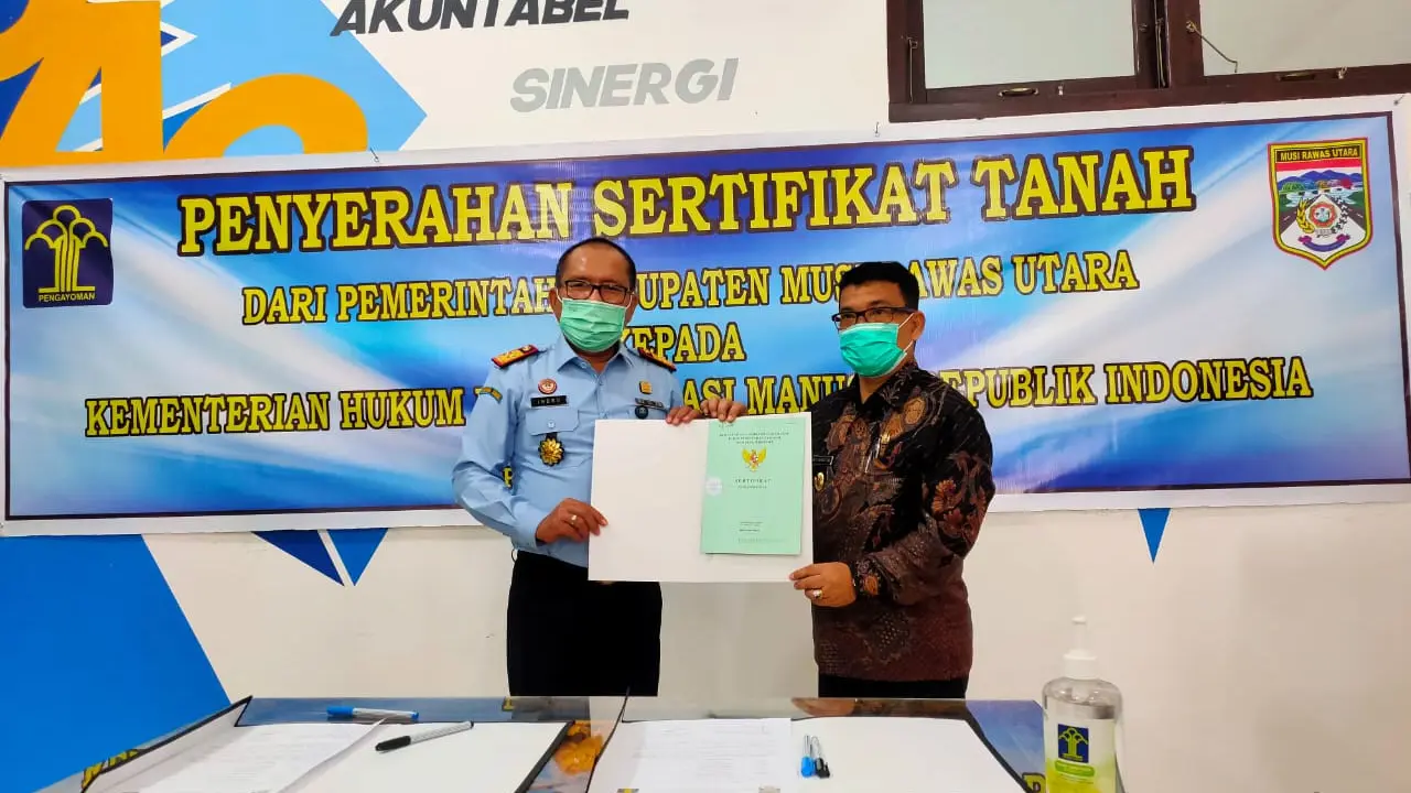 Lapas Penuh, Pemkab Muratara Hibahkan Tanah ke Kemhumham Sumsel