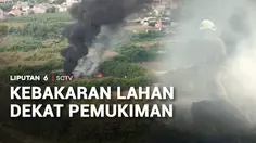 Kebakaran Lahan Dekat Permukiman, Imbas Bakar Sampah Sembarangan