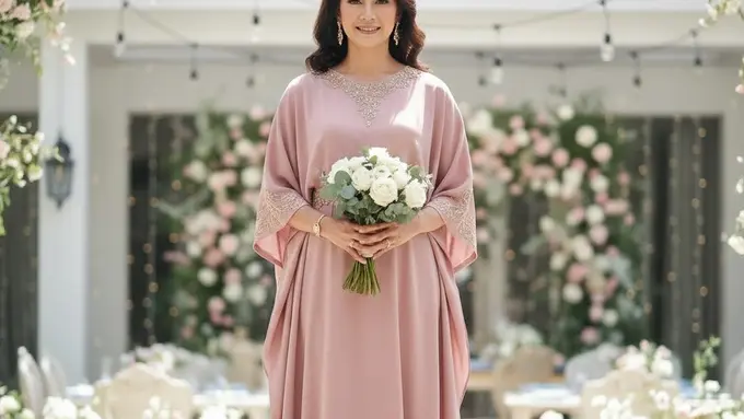 Model Baju Bridesmaid Emak Emak (Gemini AI)