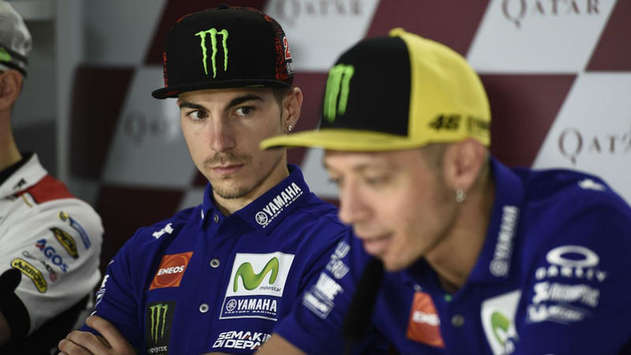 Maverick Vinales dan Valentino Rossi jelang MotoGP Qatar 2017