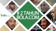 Video ucapan selamat untuk Bola.com yang berusia 2 tahun pada 28 April 2017.