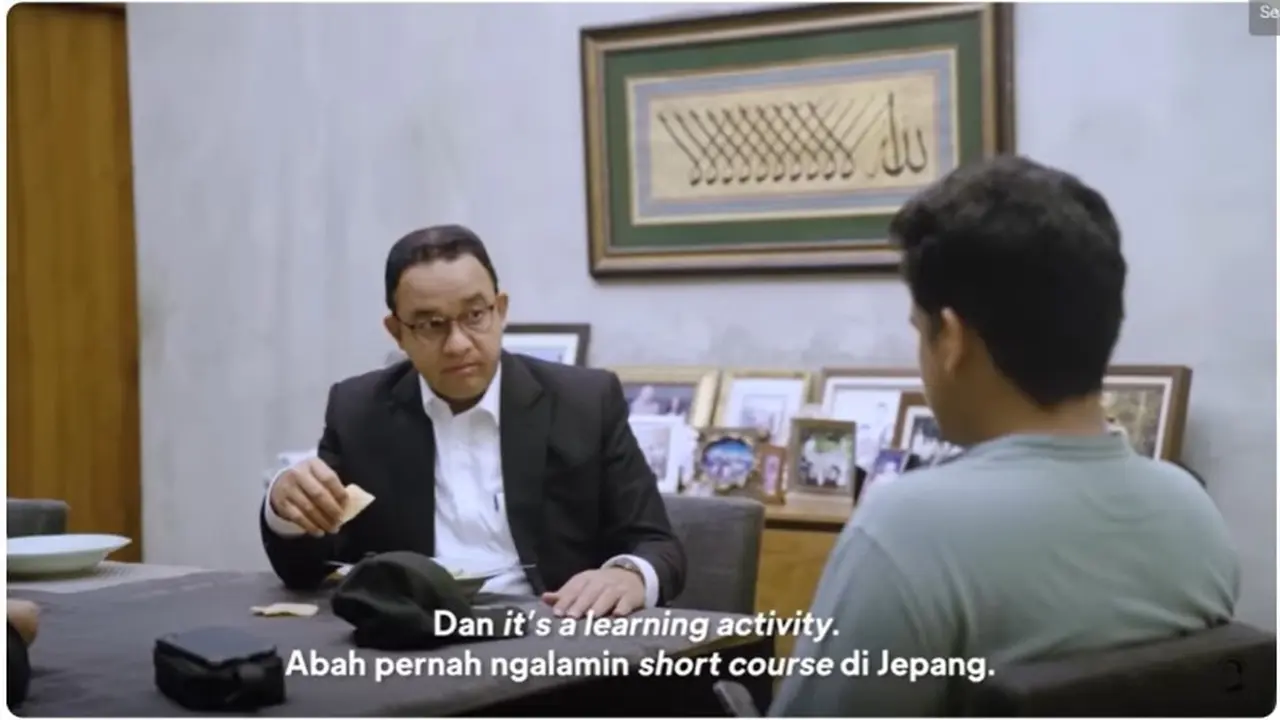 Satu Pesan Penting Anies Baswedan pada Putranya Saat Pergi Studi ke Korea.  foto: Youtube 'Anies Baswedan'