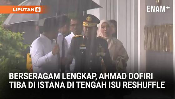 Berseragam Lengkap Ahmad Dofiri Tiba di Istana Di Tengah Isu Reshuffle Kabinet Prabowo