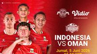 Garuda Championship Series 2026: Indonesia vs Oman di Vidio. (doc. vidio)