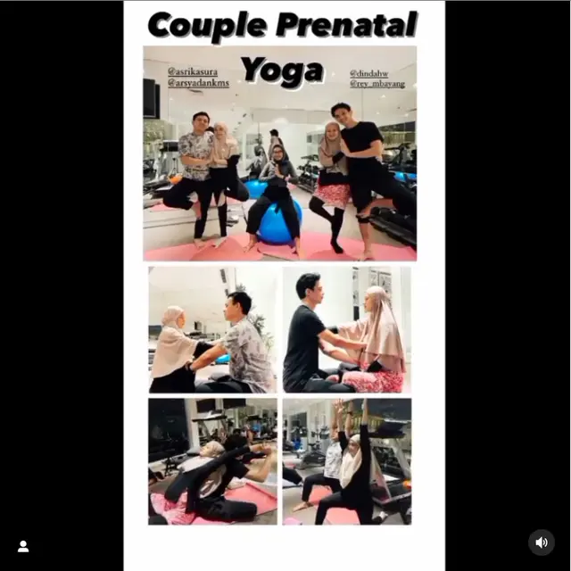 Jelang Melahirkan, Ini 6 Momen Dinda Hauw Yoga Didampingi Rey Mbayang