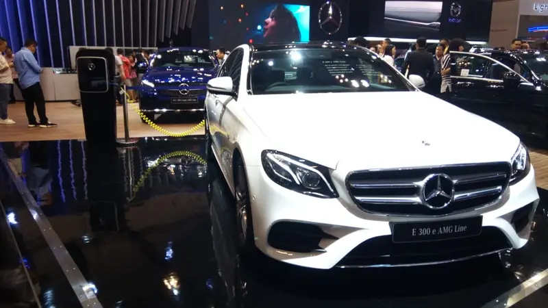 PT Mercedes-Benz Distribution Indonesia secara resmi meluncurkan varian plug-in hybrid (PHEV) dari E-Class di Gaikindo Indonesia International Auto Show (GIIAS) 2019, Mercedes-Benz EQ Power