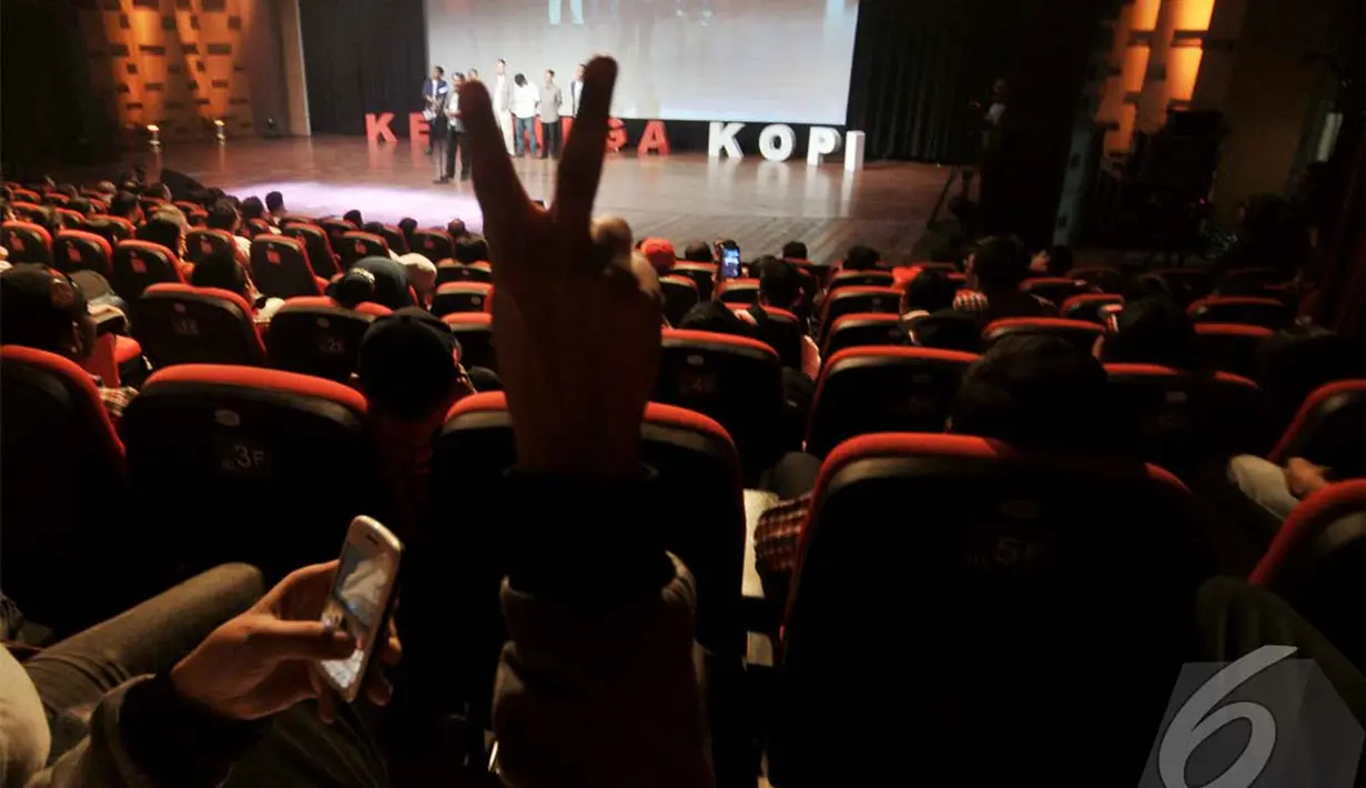 Alasan Laskar Biji Kopi dukung Jokowi karena saat ini masyarakat butuh pemimpin yang bekerja, tegas, punya nyali dan nyata dalam pekerjaannya, Jakarta, Jumat (27/6/2014) (Liputan6/JohanTallo)