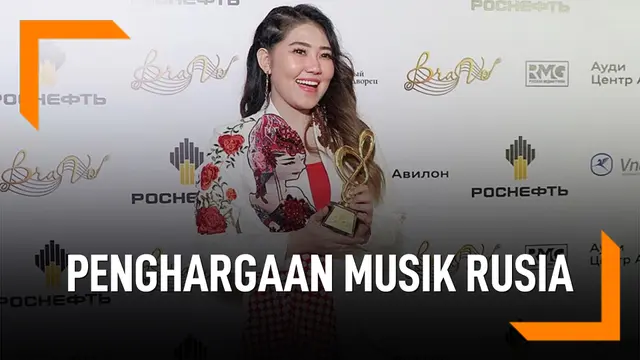Membanggakan, Via Vallen Raih Penghargaan Musik Di Rusia