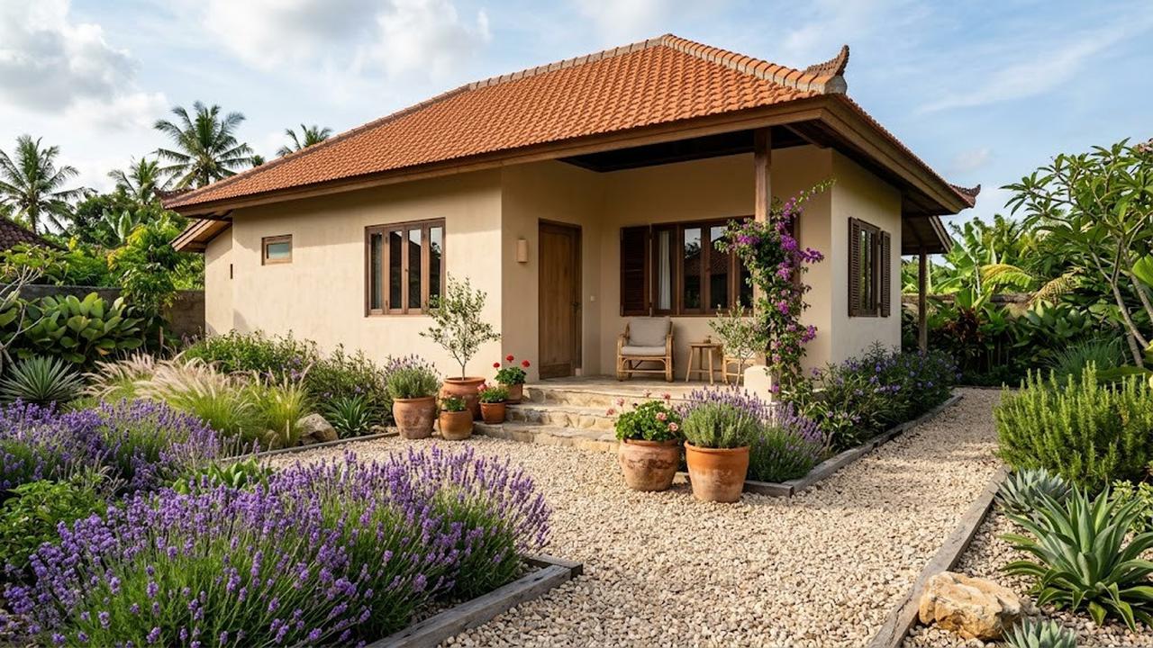 Ide Gravel Garden di Teras Rumah